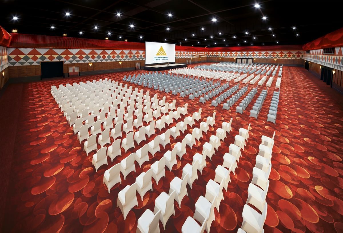 Grand Pyramid with theatre set-up at Sunway Resort Hotel