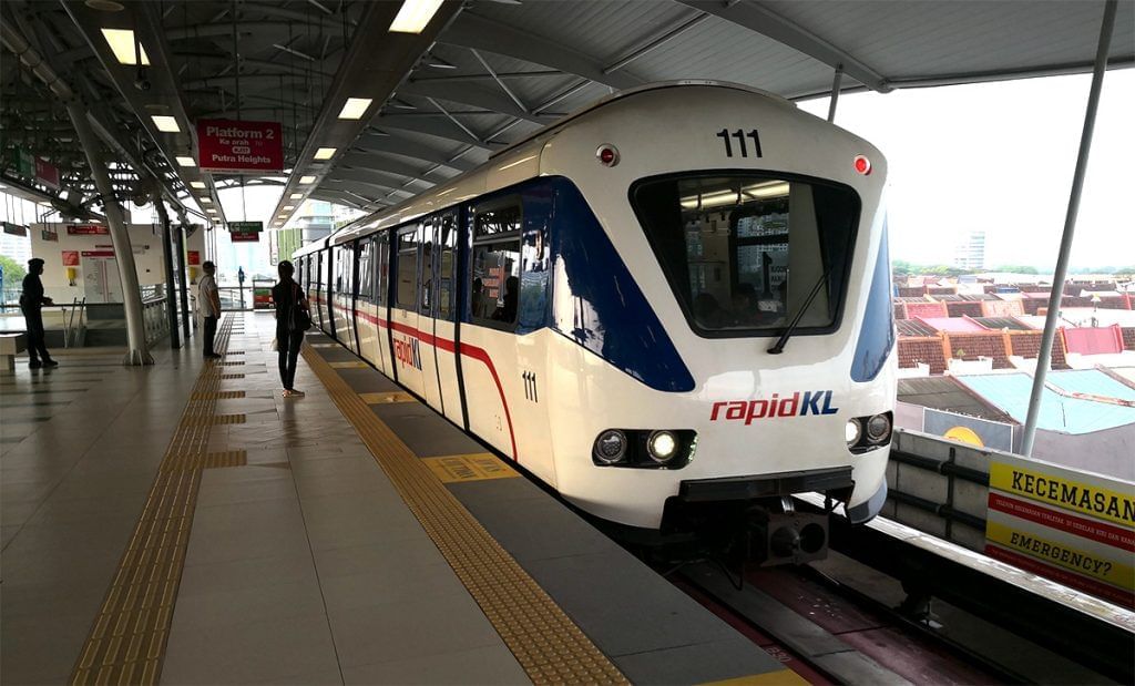 Light-rail transit near Sunway Lagoon Hotel