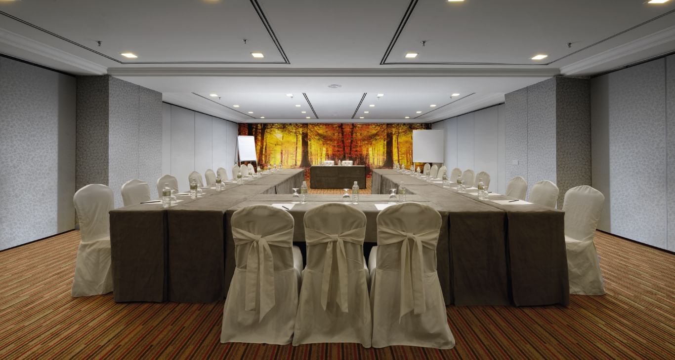 U-shaped seating set up in meeting room at Sunway Hotel Georgetown