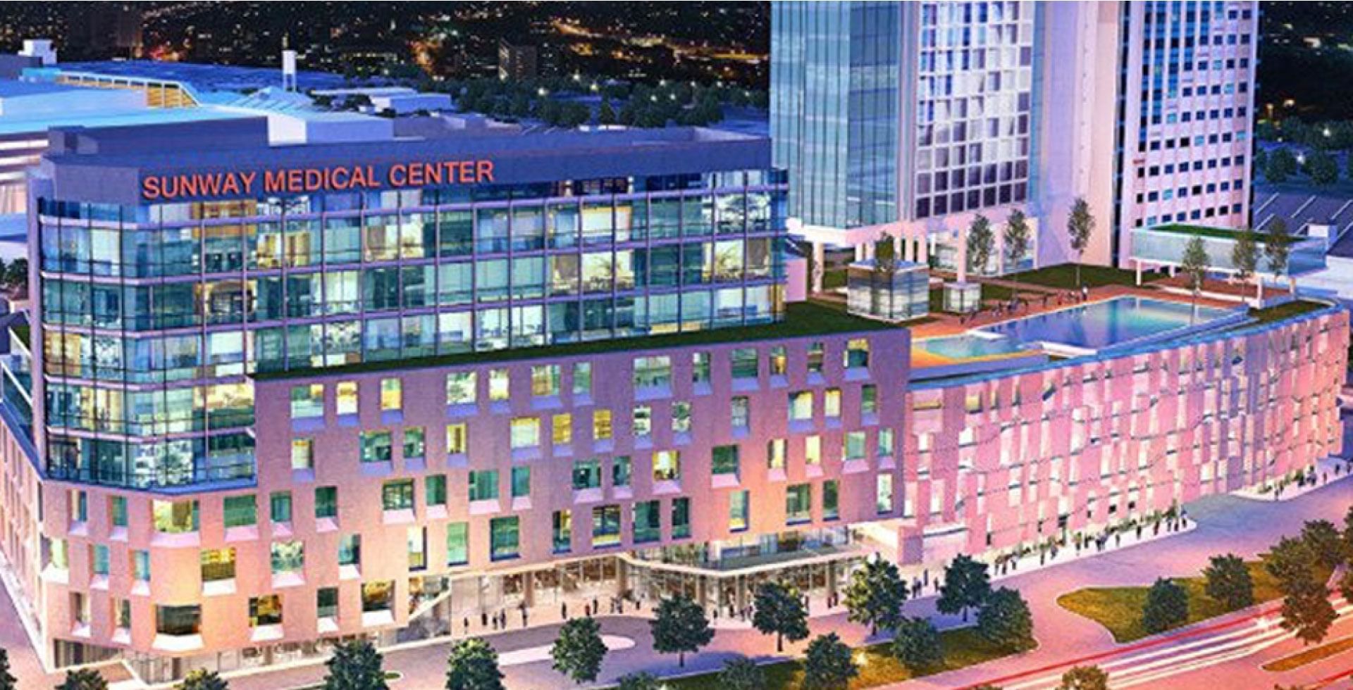 Exterior of Sunway Medical Centre near Sunway Hotel Seberang Jaya