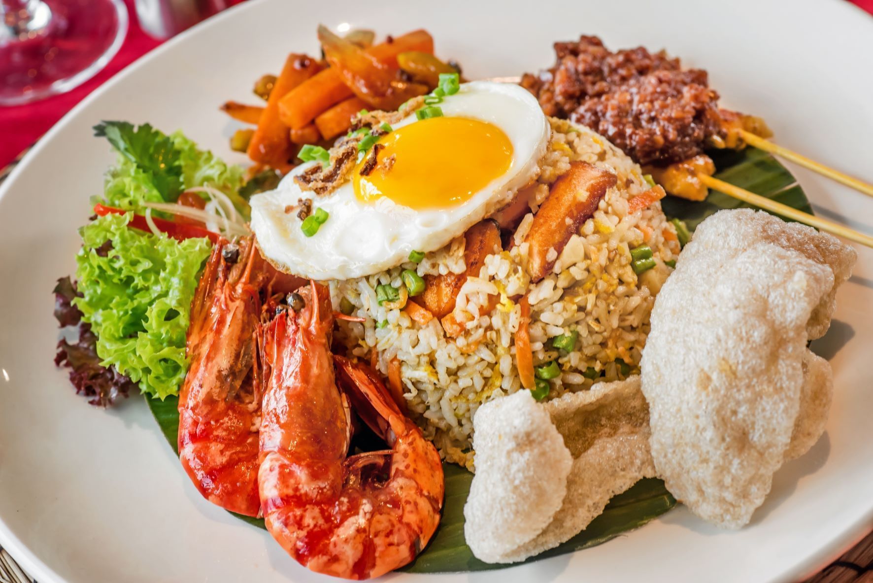 Close-up view of Nasi Goreng in Pendas Cafe at Sunway Hotel Big Box