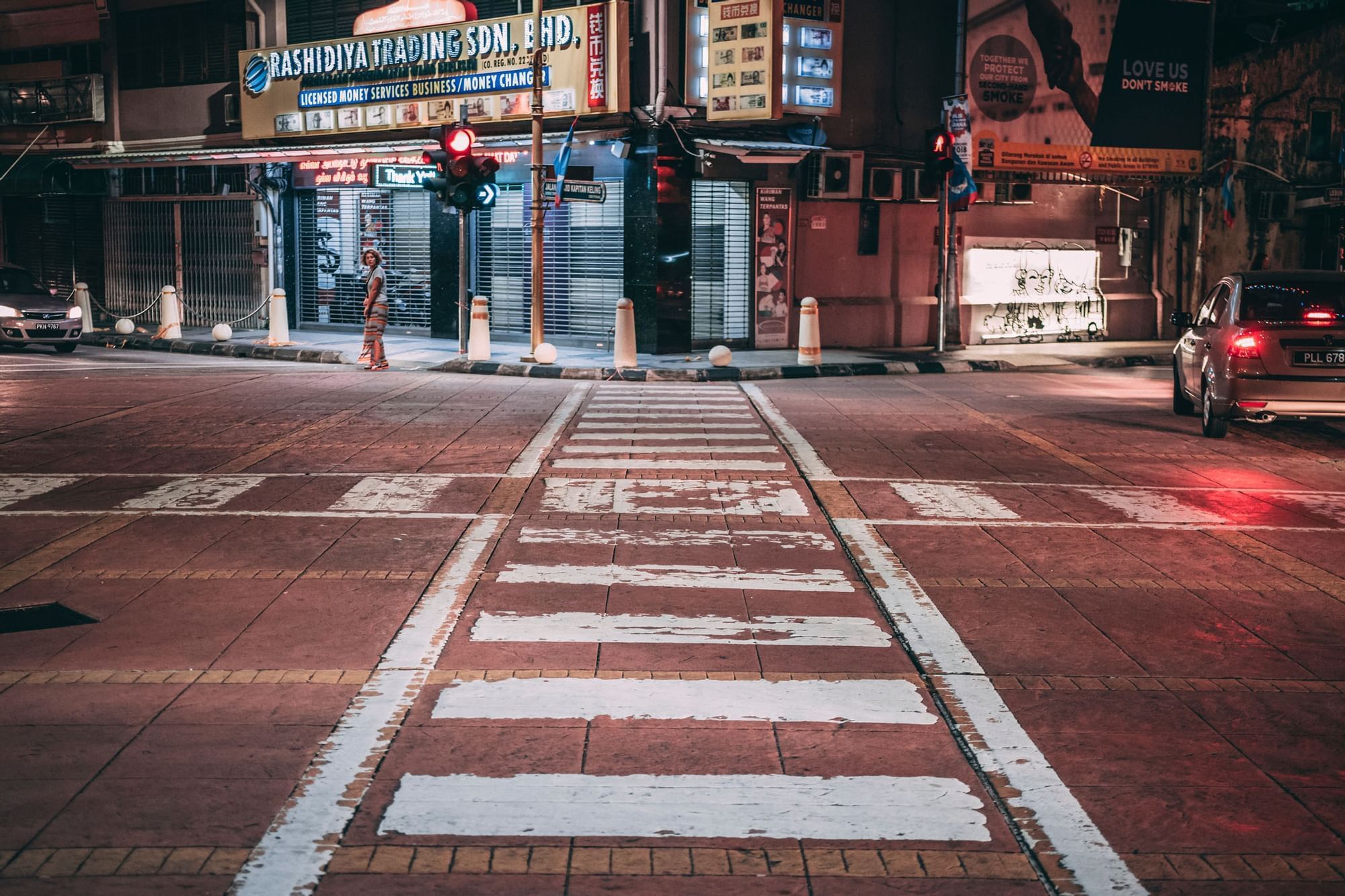 Pedestrian crossing near Sunway Hotel Phnom Penh
