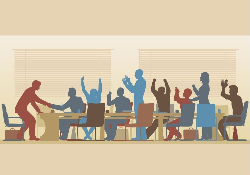 Clipart of a meeting image used at Sunway Hotel Hanoi