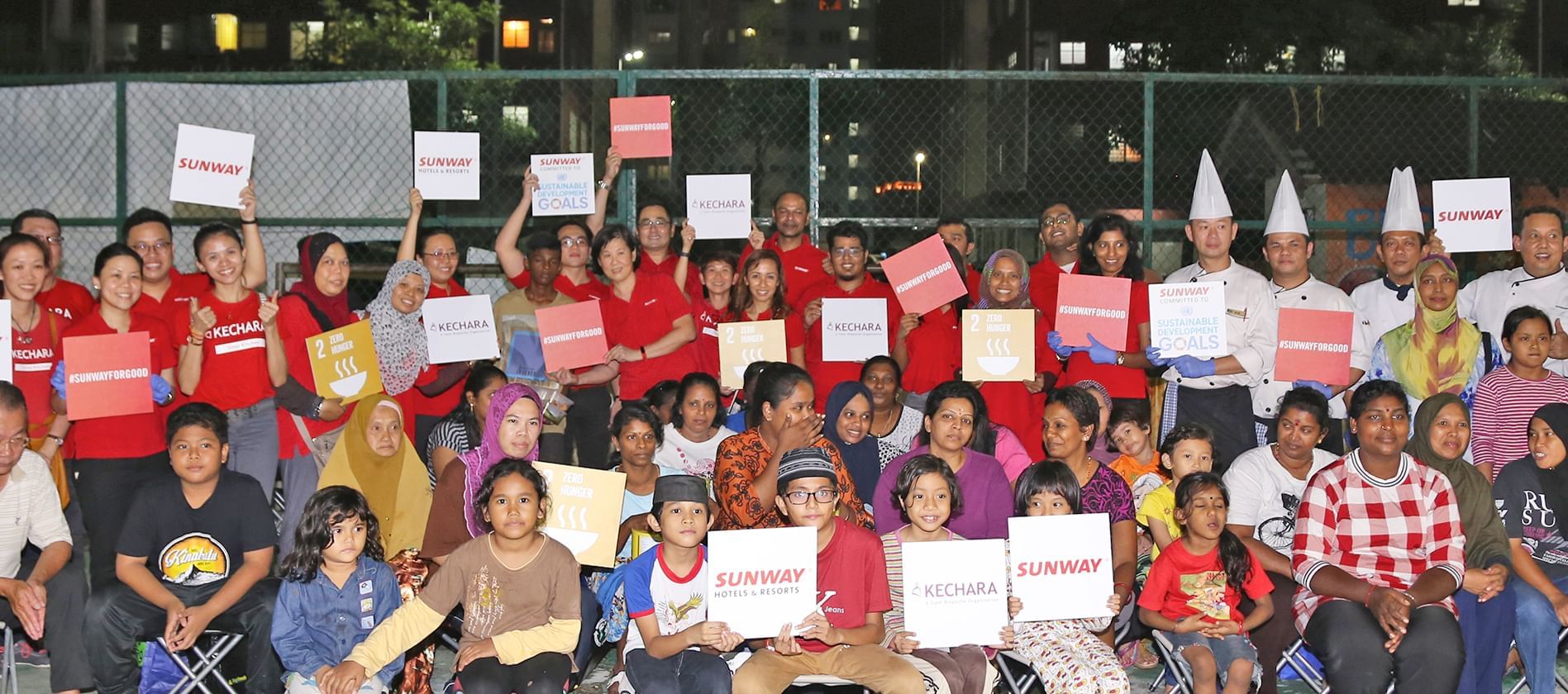 Surplus food - Zero Food Wastage event at Sunway Resort